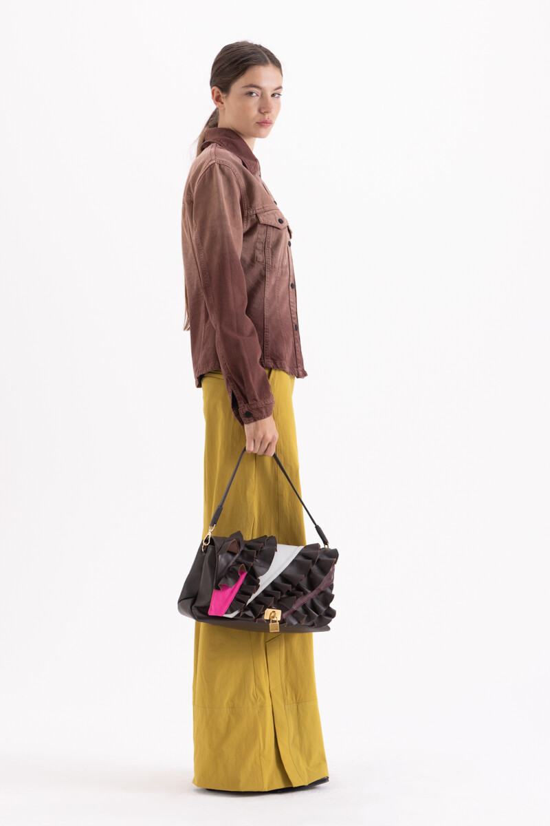 CARTERA LOCK FLAMINGO Chocolate