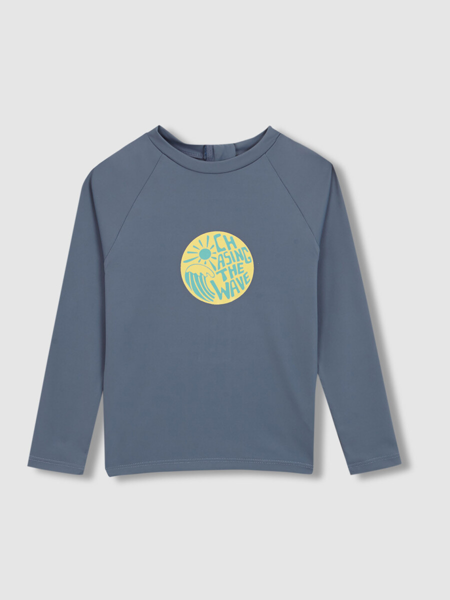 Camiseta Proteccion Waves Azul
