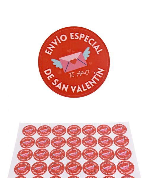 Stickers san valentin plancha DISEÑO 5