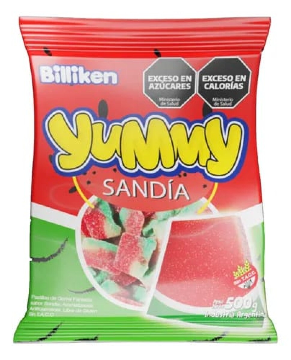 Golosinas Yummy 500g - Sandias Acidas 