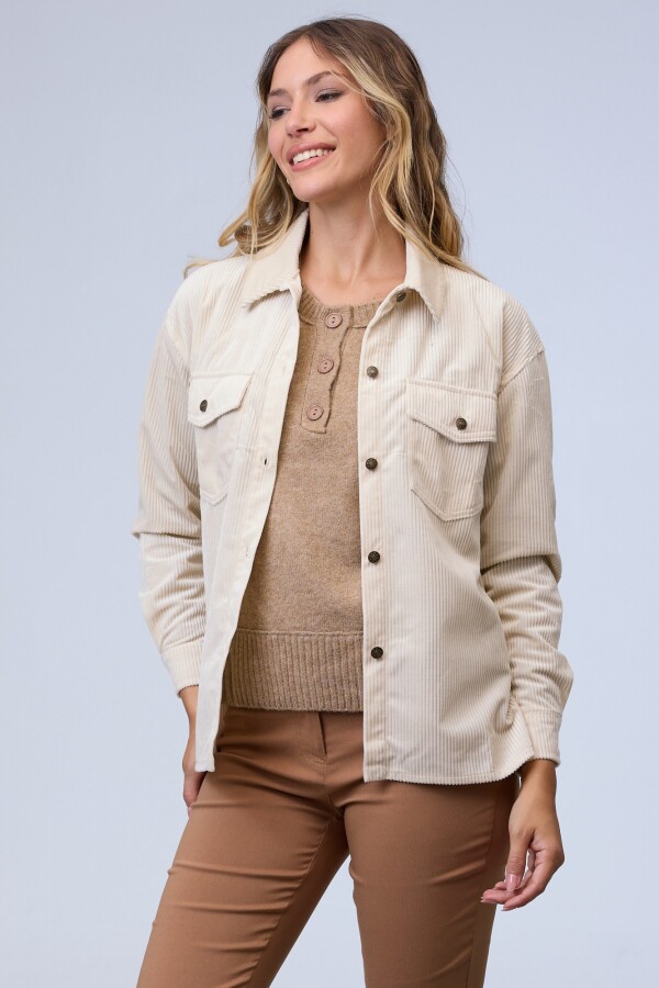 Sobrecamisa Corderoy CRUDO