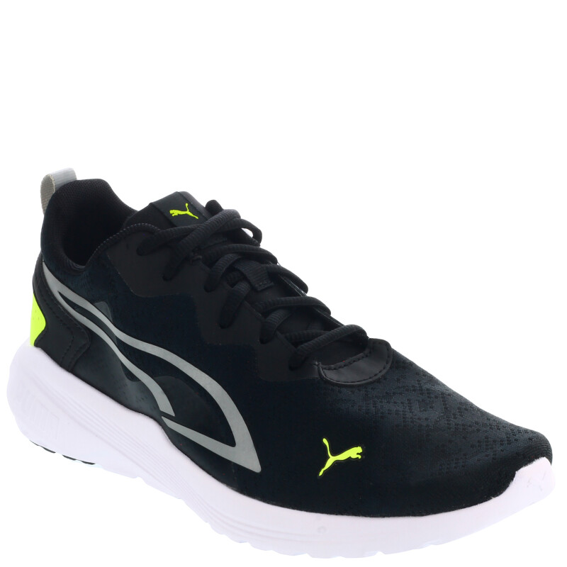 Championes de Hombre Puma All Day Active in Motion Negro - Plateado - Amarillo