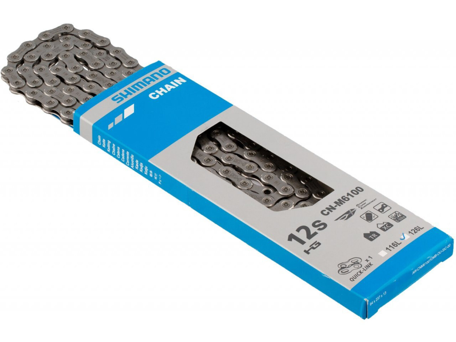 Cadena Shimano Deore M6100 12 V 126l 