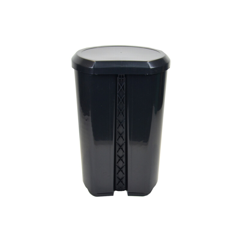 Tarro de residuos con pedal plástico 10 lts NEGRO