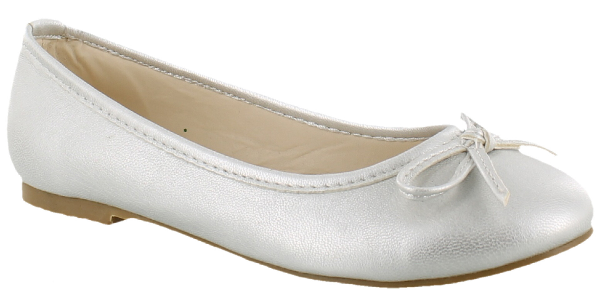 Balerinas Infantiles Croco Kids Ballerina - Plateado 