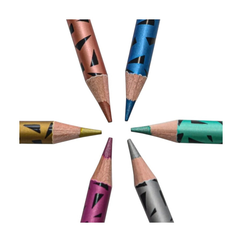 Lápices Metalizados Mooving x6 Lápices Metalizados Mooving x6