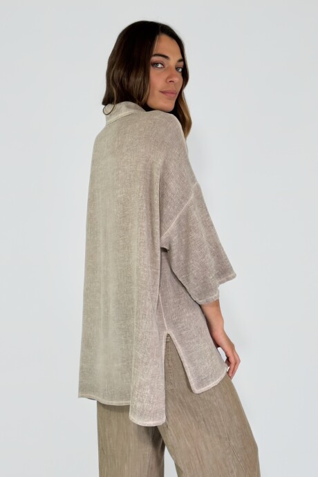 CAMISA VERNAZZA Tostado