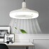 Lampara Led Ventilador Techo Rosca E27 C/ Control Ajustable Variante Color Blanco