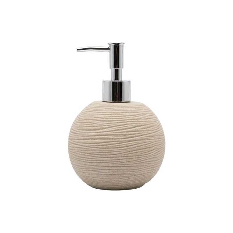 DISPENSADOR CERAMICA BEIGE P/BAÑO 8.5X16CM Unica