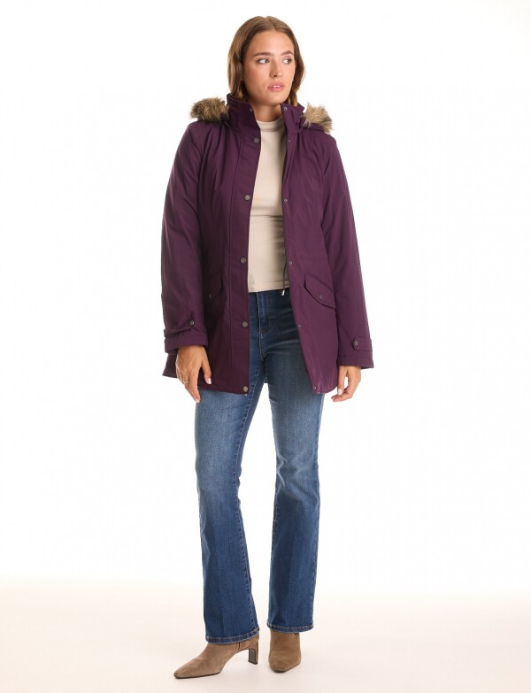 Gabardina Impermeable & Forro Termico VIOLETA