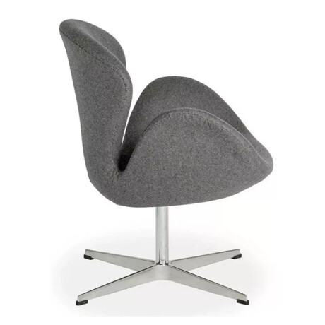 Silla Butaca Lyon Sillón Diseño Moderno Cómodo Hogar Oficina Gris