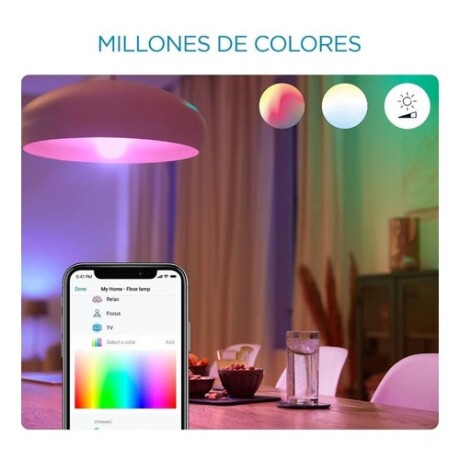 Lámpara LED WIZ Wifi Dicroica Color 4.9W GU10 Lámpara LED WIZ Wifi Dicroica Color 4.9W GU10