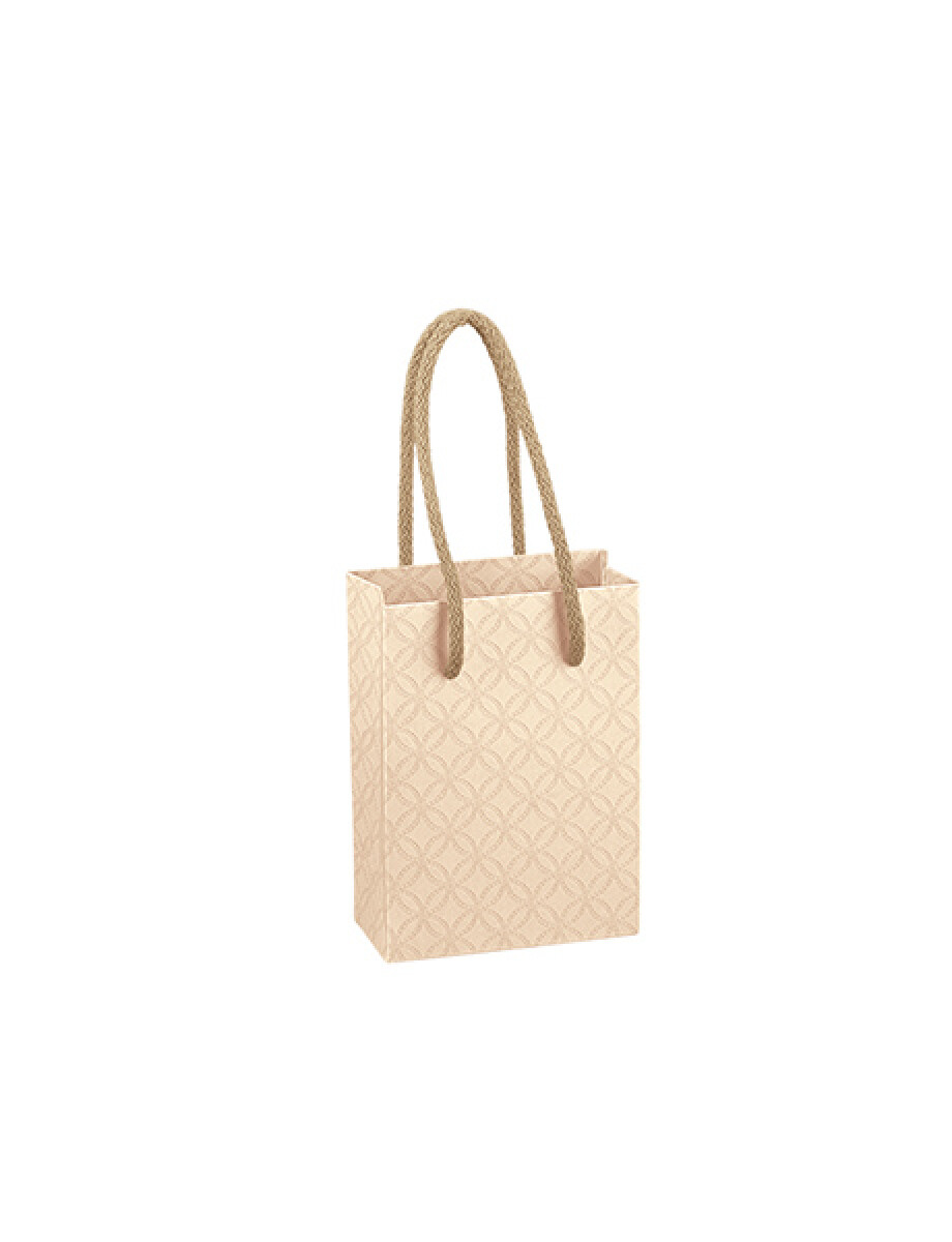 BOLSA FANTASIA DELUXE 12X6,5X18 cm - MATELASSE NUDO 