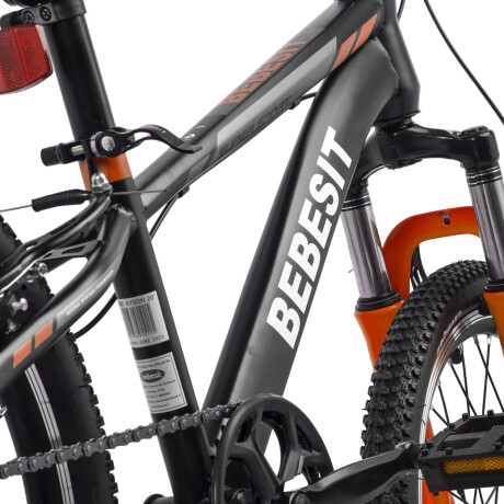 Bicicleta Infantil Bebesit Kyson Rodado 20 con Suspensión Naranja