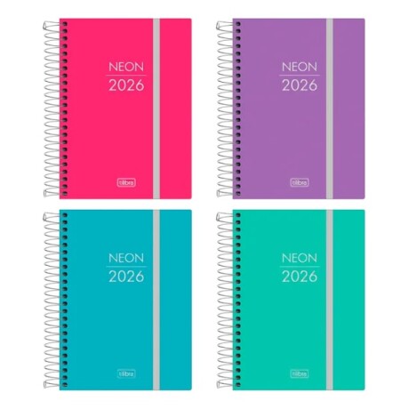 Agenda Tilibra 2026 Neon Verde