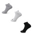 Medias Unisex Puma Plain Quarter Socks 3Pares Gris - Blanco