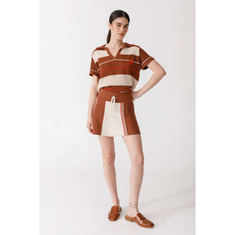 Pre Venta Falda Lemon Knit Chocolate