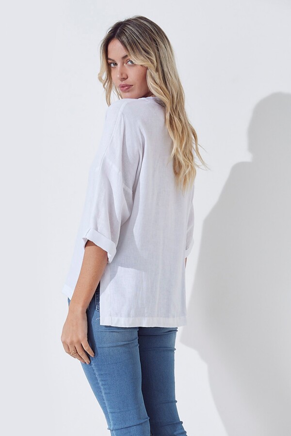 Blusa Lino BLANCO