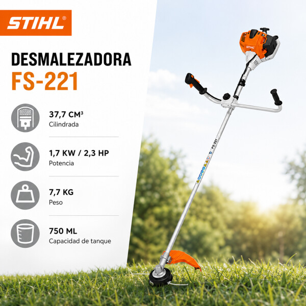 Desmalezadora Stihl Fs 221 DESMALEZADORA STIHL FS 221