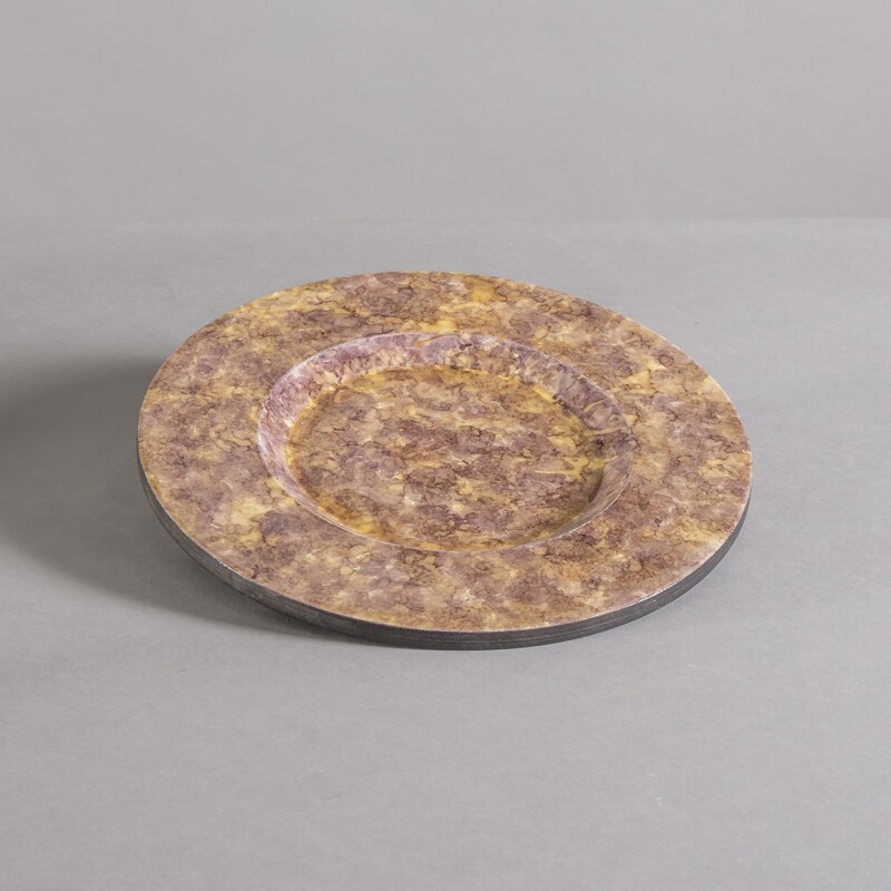 BANDEJA REDONDA CON DISEÑO DE ESMALTE LARA27528 BANDEJA REDONDA CON DISEÑO DE ESMALTE LARA27528