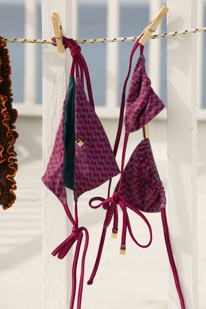 Swim Top reversible Loop Petroleo