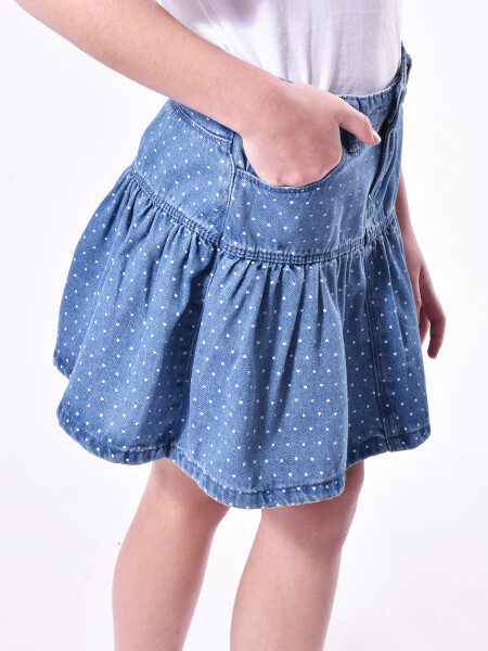 FALDA LULI AZUL OSCURO