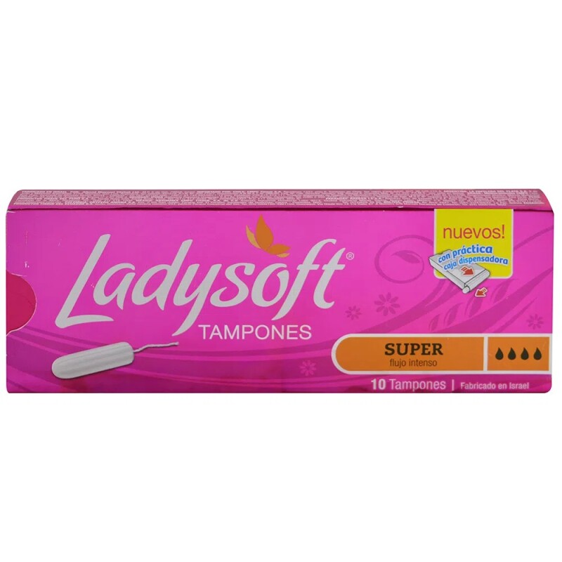 Tampones Ladysoft Super 10 Uds. Tampones Ladysoft Super 10 Uds.