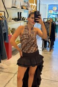 Falda Soren MARRON