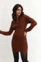 Sweater largo medio MARRON
