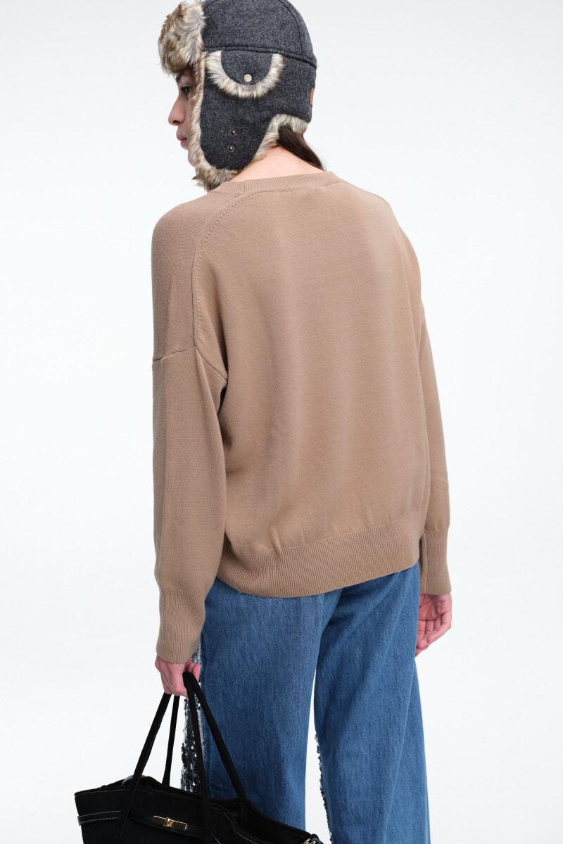 SWEATER BASE Camel