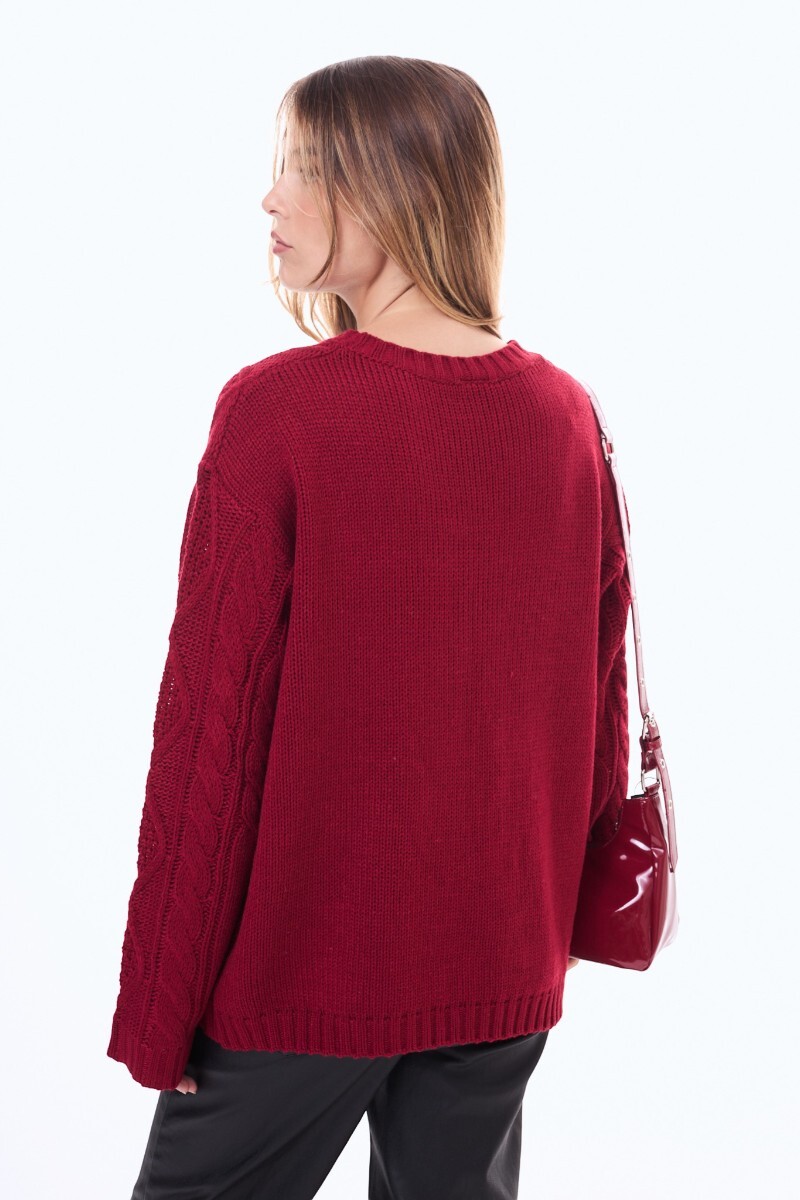 Buzo Tejido Garzón Rojo