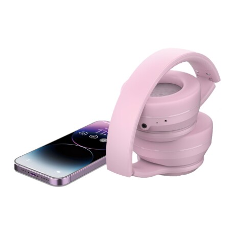 Auricular Banda On-ear Devia Kintone Series Wireless Headphone V2 Pink sand