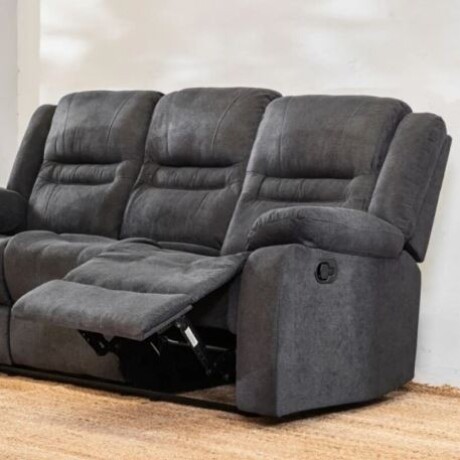 Sillón Reclinable 3 Cuerpos Renno Gris Sillón Reclinable 3 Cuerpos Renno Gris