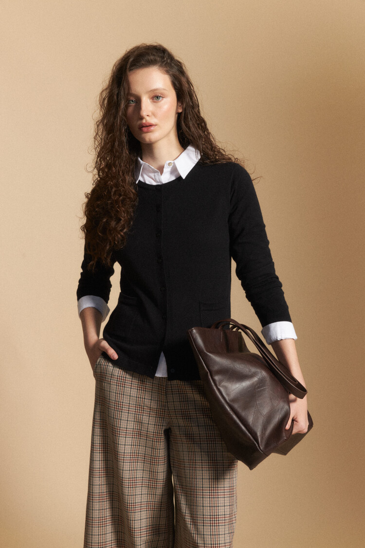 CARDIGAN ALBA Negro