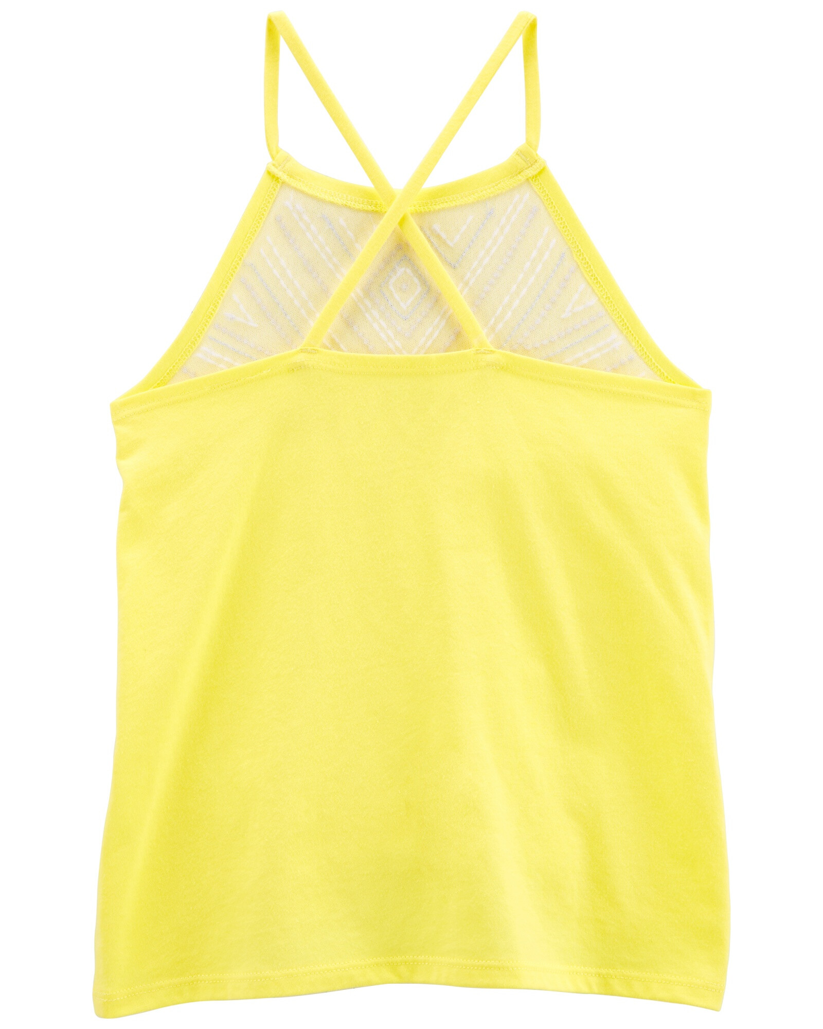 Musculosa halter bordada Sin color