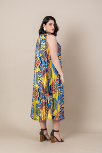 VESTIDO ETNICO Amarillo