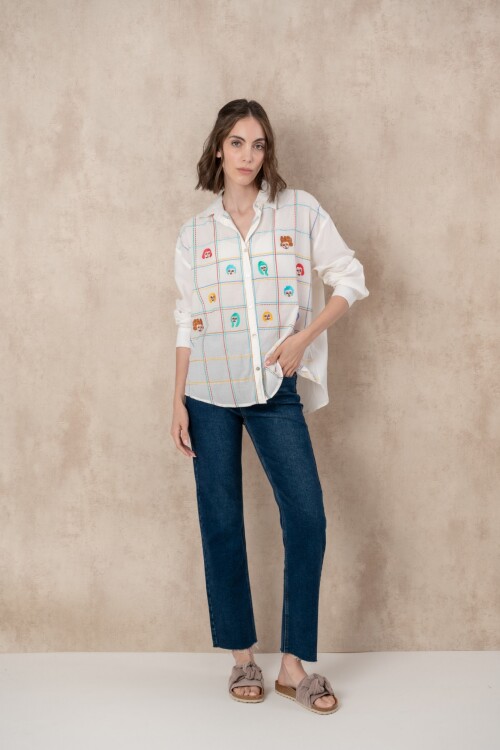 Camisa bordada Camisa bordada