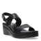 Sandalias de Mujer Lady Confort BORGER con plataforma Negro
