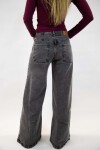 Jean baggy con pinzas Gris