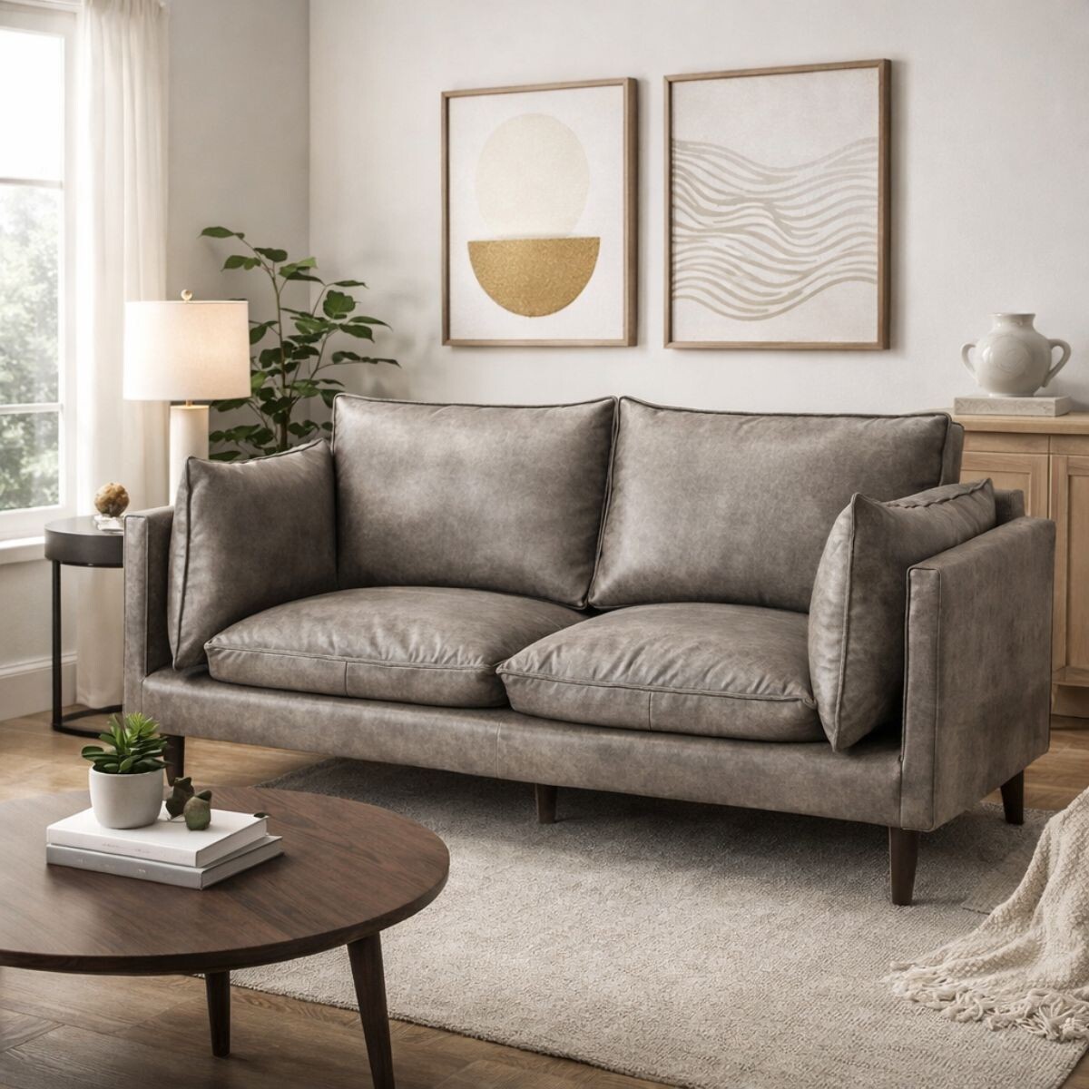 SOFA PATAGONIA GRISGRAFITO 3 CUERPOS 