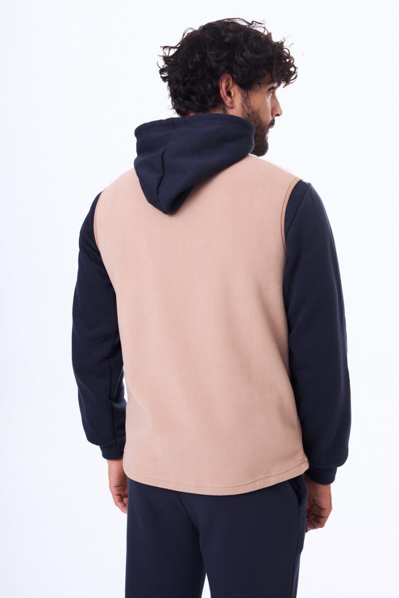 Chaleco polar Popayan Beige