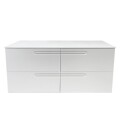 MUEBLE DE BAÑO ECONIC 120 CM BLANCO MATE CON ENCIMERA Mueble De Baño Econic 120 Cm Blanco Mate Con Encimera