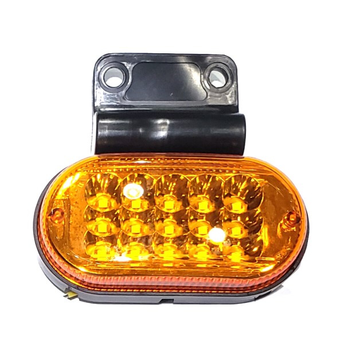 FAROL - 10 LED 12/24V AMBAR C/SOPORTE FLEXIBLE - 