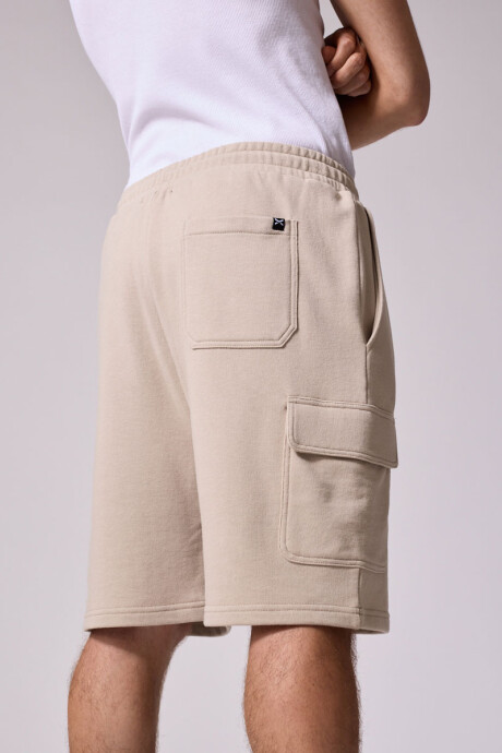 BERMUDA FELPA ELISO DIXIE Beige