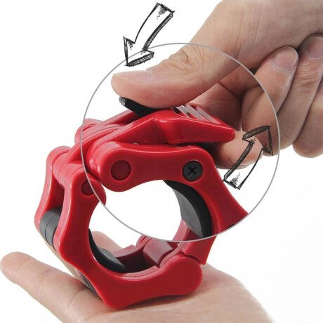 Par De Topes P/ Barra Estandar Crossfit Clamp Rosca Par De Topes P/ Barra Estandar Crossfit Clamp Rosca