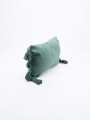FUNDA DE ALMOHADON BORLAS VERDE