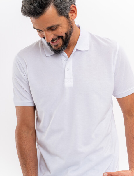 Remera m/c lisa blanco