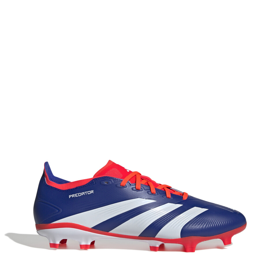 Championes Unisex Adidas Predator League FG Azul - Anaranjado - Blanco