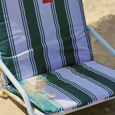 Reposera playa plegable con correa Club Petates Verde