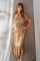 Vestido Clusi Beige